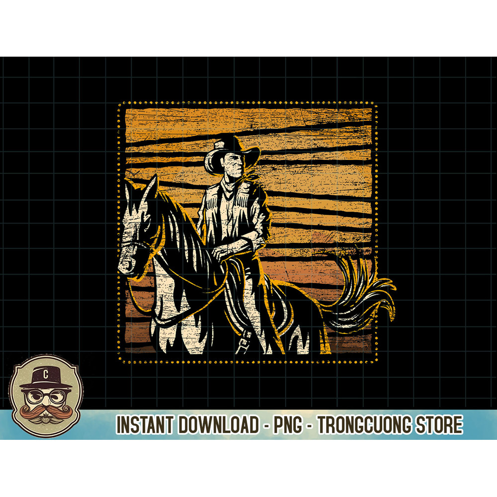 Cowboy Sunset Gift Western T-Shirt copy.jpg