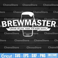 Brewmaster SVG Clipart or Cut file to make you own stickers svg png Sublimation Instant Download
