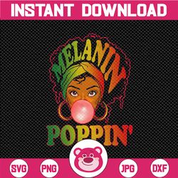 melanin poppin png, african american png, stacked words png, melanin png, instant download, png
