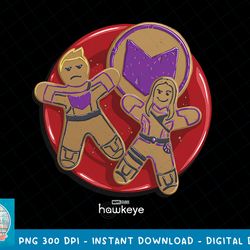 Marvel Hawkeye Kate Bishop Gingerbread Cookies T-Shirt copy PNG Sublimate