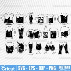 Beer Mug SVG, Beer Mug svg Cut Files, Beer Mug Bundle svg,  Beer Mug Clipart, Beer Mug Cut File, Beer Svg