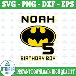 personalized name batman birthday svg, boys birthday svg, disneyland svg, custom birthday svg