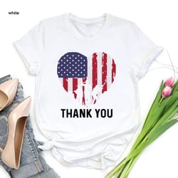memorial day shirt, thank you veterans shirt, patriotic american flag shirt, army shirt, heart memorial day shirt, ameri