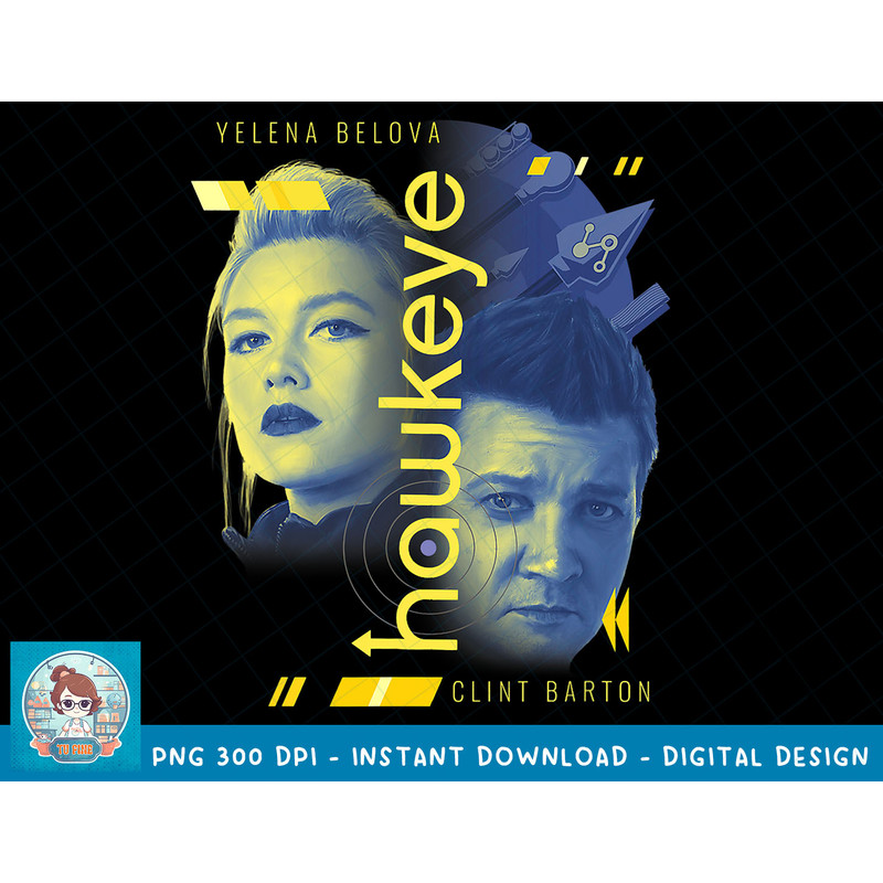 Marvel Hawkeye Yelena And Clint Dual Archers Poster T-Shirt copy.jpg