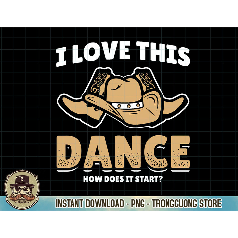 How Does This Dance Start Line Dancer Country Cowboy T-Shirt copy.jpg