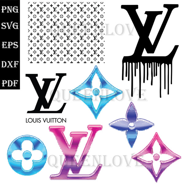 Louis Vuitton Bundle Svg, LV Logo Svg, LV Svg, LV Clipart