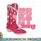 Howdy Honey Cowgirl Boot Western Valentines Day Retro Groovy T-Shirt copy.jpg