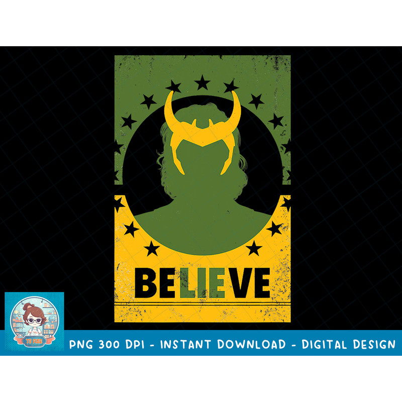 Marvel Loki BeLIEve Poster V1 T-Shirt copy.jpg