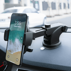 strong grip retractable car phone holder