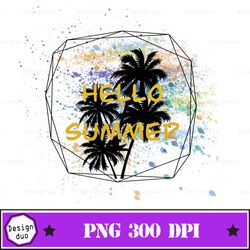 hello summer sublimation design png sublimation download, summer png, summer fruits png