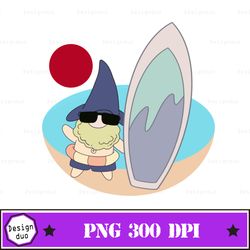 sublimation gnome summer sports 19, beach gnome png, tropical gnomes png, summer gnomes png