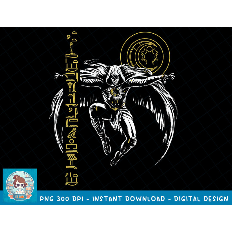 Marvel Moon Knight Action Glyph Poster T-Shirt copy.jpg