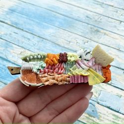 Magnet Miniature Charcuterie Realistic Cheese Board