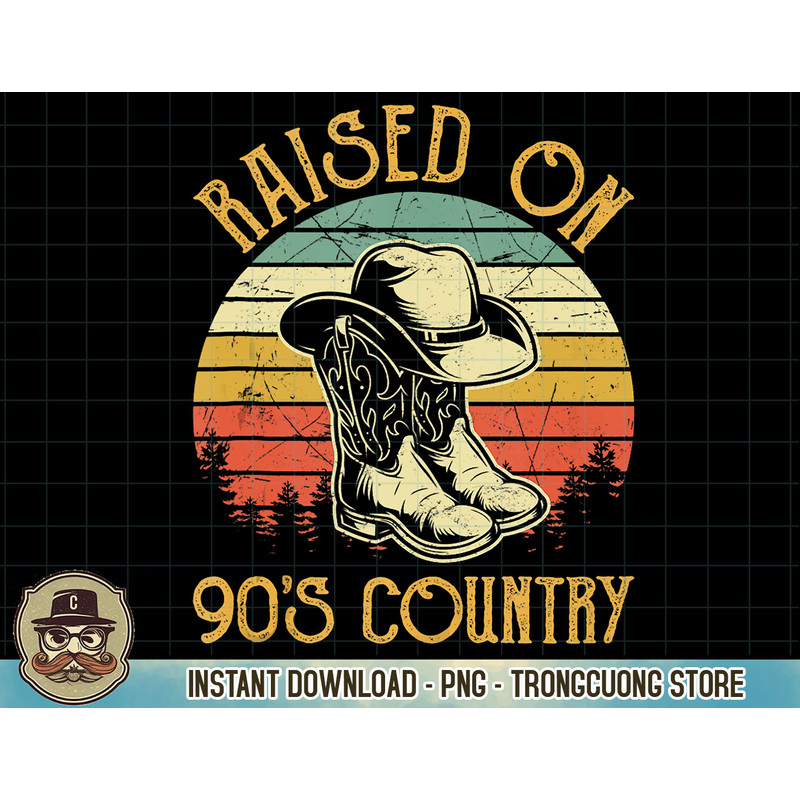 Raised On 90's Country Music Tshirt Vintage Cowgirl Western Tank Top copy.jpg