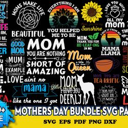 30 designs mothers day bundle svg part 4, proud army mom