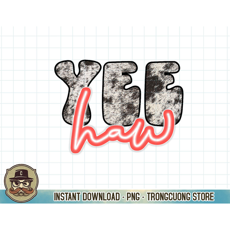 Retro Yee Haw Howdy Rodeo Western Country Southern Cowgirl T-Shirt copy.jpg