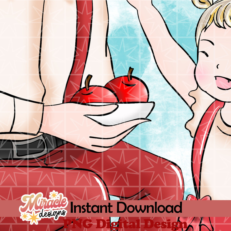 FT06052203-Father and daughter forever linked together sublimation.jpeg