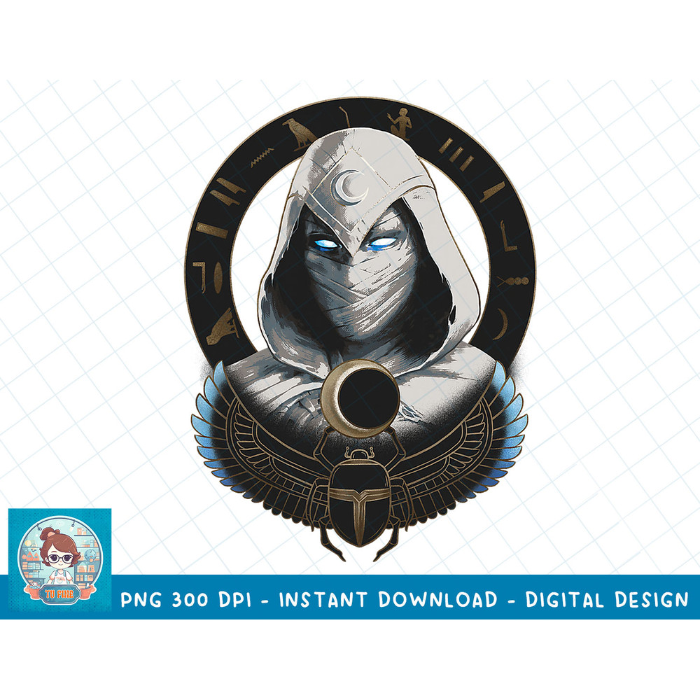 Marvel Moon Knight Masked Scarab Badge T-Shirt copy.jpg