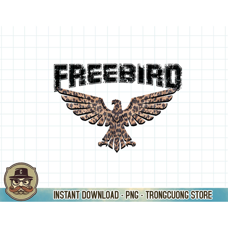 Southern Western Leopard Freebird Thunderbird T-Shirt copy.jpg