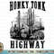 Vintage Honky Tonk Highway Southern Western Rodeo Cowgirl T-Shirt copy.jpg
