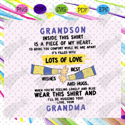 grandson inside this shirt svg, grandma svg, mothers day svg, fathers day svg, grandparents svg, grandma life svg, grand