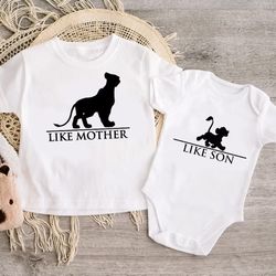 like mother like son svg, lion king family svg, simba nala svg, customize svg, vinyl cut file, svg, pdf, jpg, png, ai pr