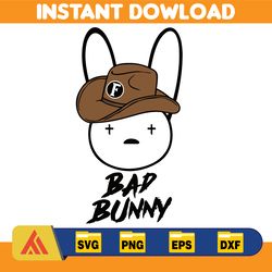 bad bunny grupo frontera svg, grupo x bad bunny svg, bad bunny svg, un x100to album svg, trendy country music svg, digit