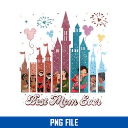 best mom ever png, disney princess mom png, disney mom png digital file