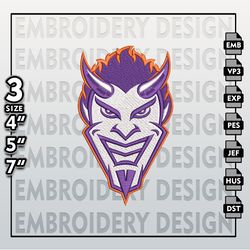 Northwestern State  Embroidery Designs, NCAA Logo Embroidery Files, NCAA Northwestern, Machine Embroidery Pattern