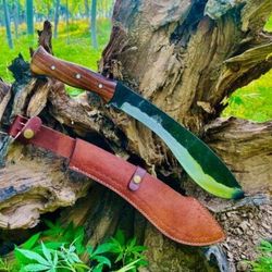 The Ultimate Hunting Companion: Personalized Bowie hunting Machete.