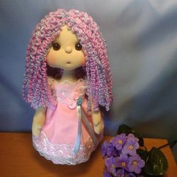 Waldorf  Cute Tilda Handmade Textile Rag Doll