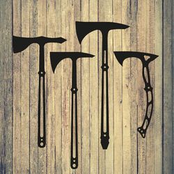 set of tactical axes file for laser cutting dxf
