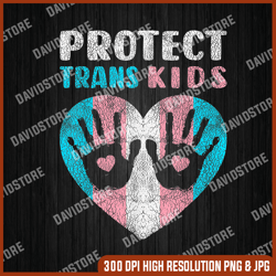 protect trans kids rainbow lgbt transgender pride month png, protect trans kids png,  png high quality, png, digital