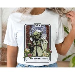 star wars tarot card yoda master the light side shirt / star wars day celebration /may the 4th be with you /galaxy's edg