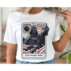 star wars tarot card darth vader the dark side shirt / star wars day celebration / may the 4th be with you / galaxy's ed