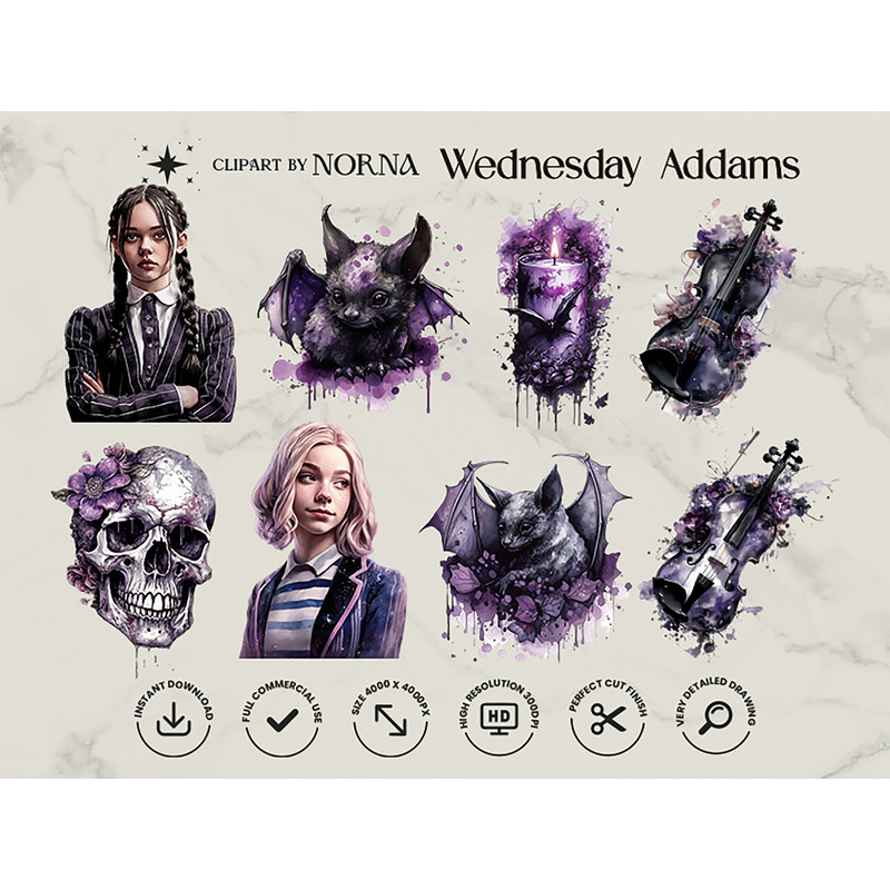 Apresentação Wednesday Addams - Clipart by Norna_0008_62k.jpg