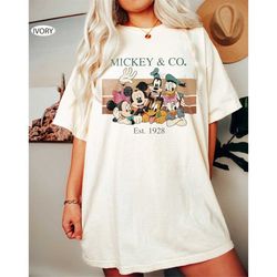 Mickey & Co Comfort Colors Shirt, Retro Disney Shirt, Vintage Disney Shirt, Animal Kingdom Shirt, Disney Vacation Shirt,