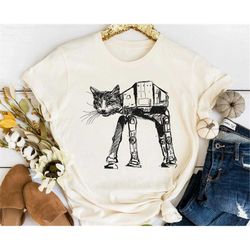 retro star wars cat-cat walker shirt / may the fourth / star wars day / funny star wars at at t-shirt / galaxy's edge /