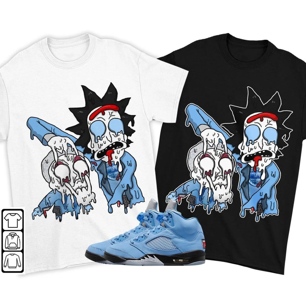 Bart Chicano Unisex Sneaker Shirt, Retro University Blue 5s Tee, Jordan 5 University Blue T-Shirt