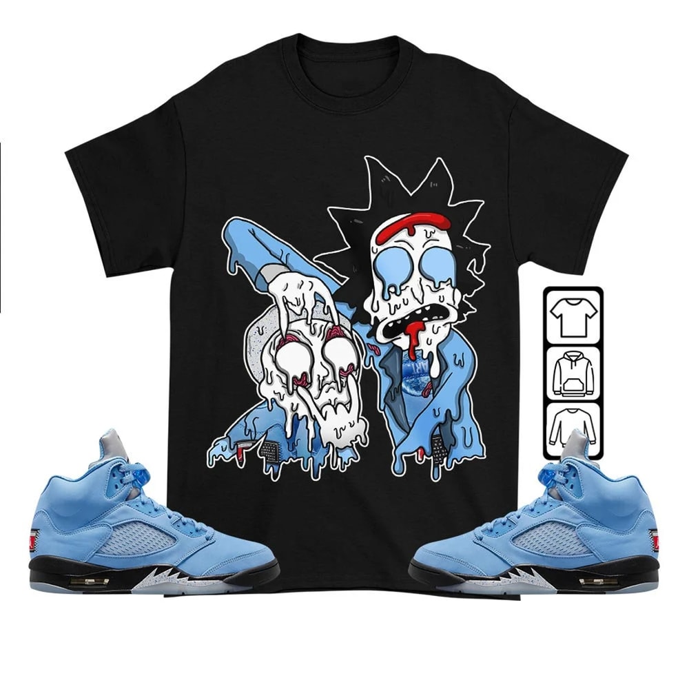 Bart Chicano Unisex Sneaker Shirt, Retro University Blue 5s Tee, Jordan 5 University Blue T-Shirt