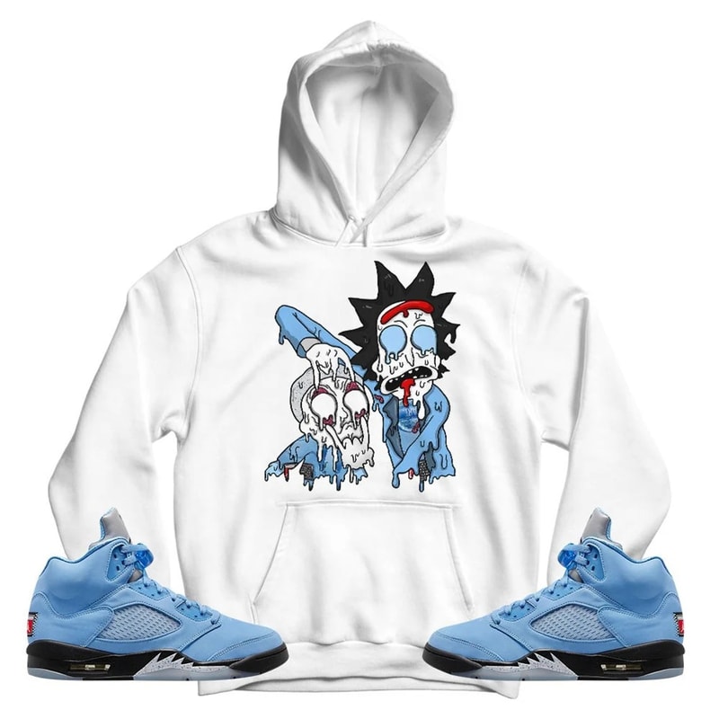 Bart Chicano Unisex Sneaker Shirt, Retro University Blue 5s Tee, Jordan 5 University Blue T-Shirt
