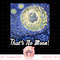 Star Wars Death Starry Night That's No Moon! Graphic T-Shirt T-Shirt copy.jpg