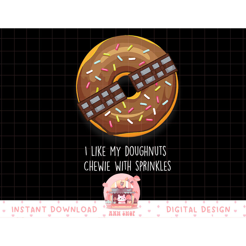 Star Wars Donut Chewie With Sprinkles T-Shirt copy.jpg
