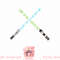 Star Wars Dueling Lightsabers Green Side St. Patrick's Day T-Shirt copy.jpg