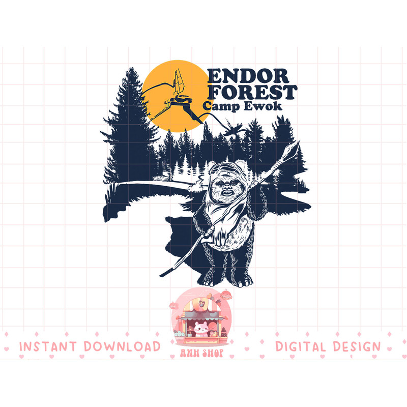 Star Wars Endor Forest Camp Ewok T-Shirt copy.jpg