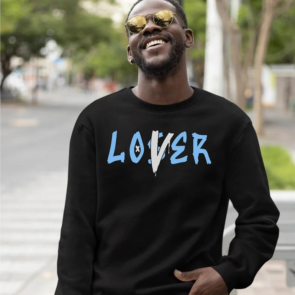 Loser Lover Drip Unisex Sneaker Shirt, Retro University Blue 5s Tee, Jordan 5 University Blue T-Shirt, Hoodie, Tanktop