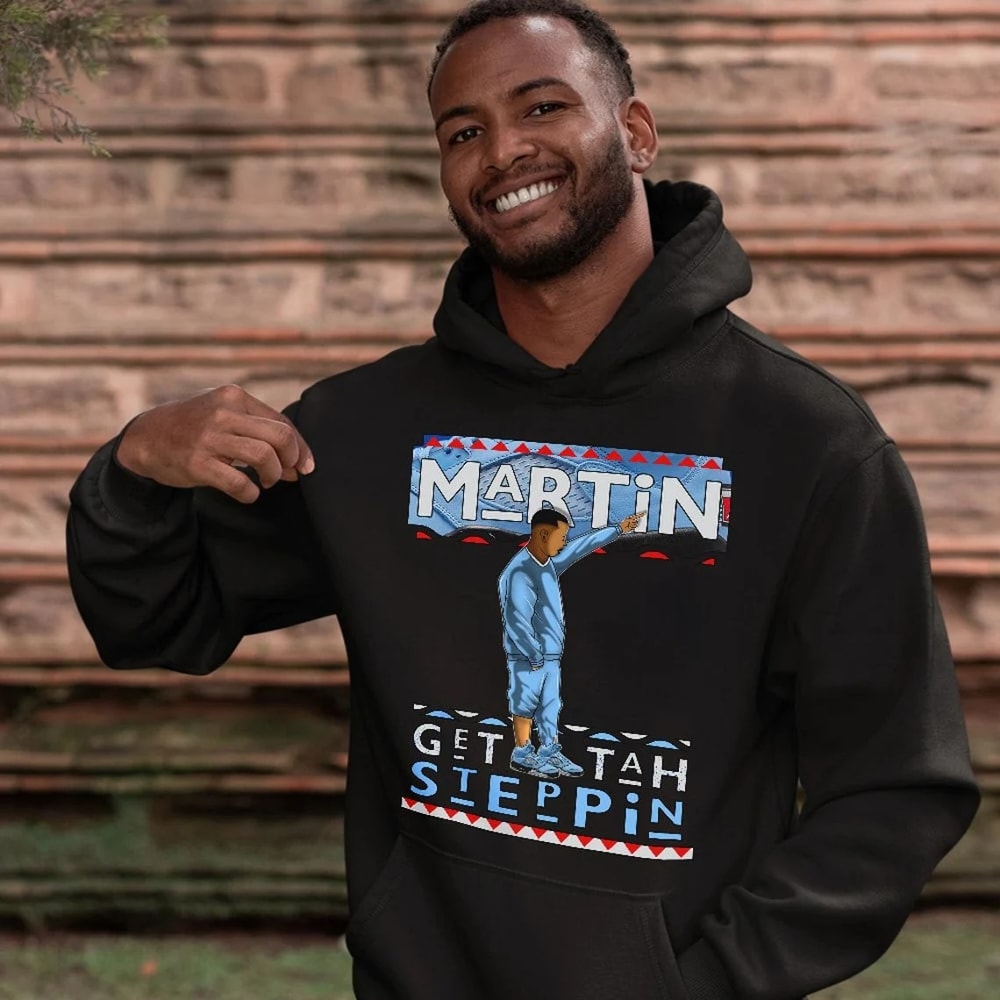 Martin Tv Got Em Unisex Sneaker Shirt, Retro University Blue 5s Tee, Jordan 5 University Blue T-Shirt, Hoodie, Tanktop