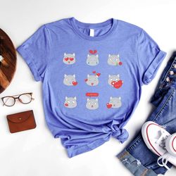 cat lover shirt, valentines shirt, cat themed tee, cute cats tee, heart graphic apparel, animal lover top, cute valentin