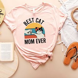 cat mommy tee - best cat mom ever tshirt - happy cat paw shirt - cute cat t-shirt - lovely cat owner tshirt - funny cat