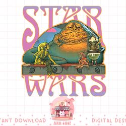 star wars jabba's palace psychedelic oola 60s png
